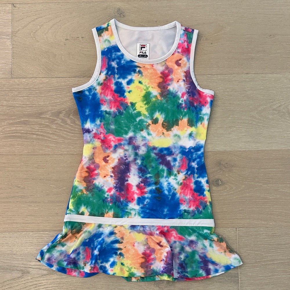 Fila tie dye tennis dress